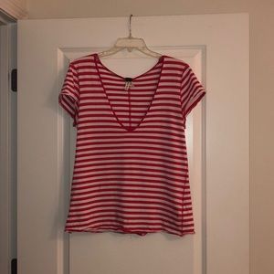 Free People Striped T-Shirt